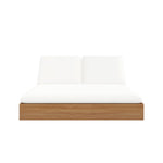 Beja Teak Double Chaise Lounge