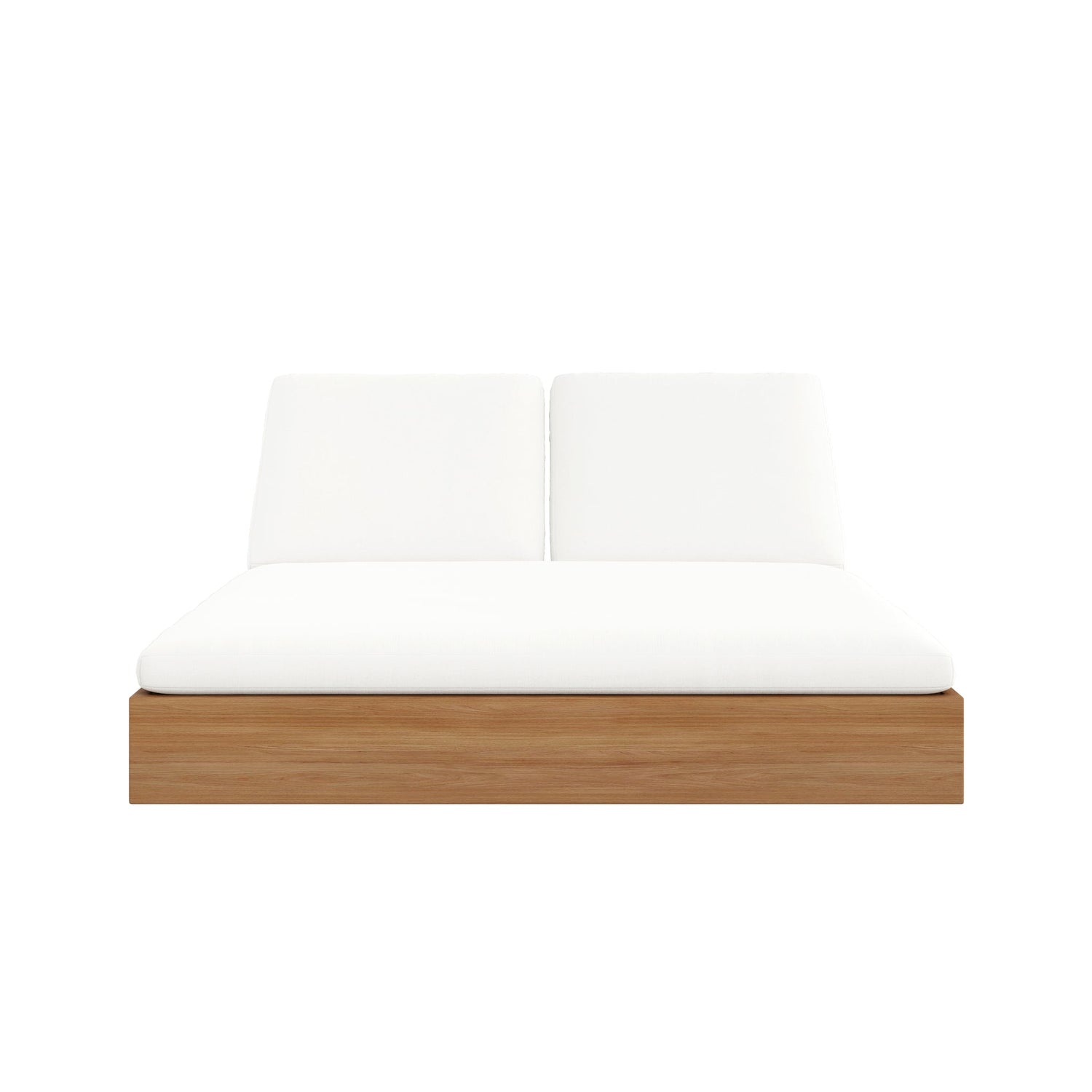 Beja Teak Double Chaise Lounge