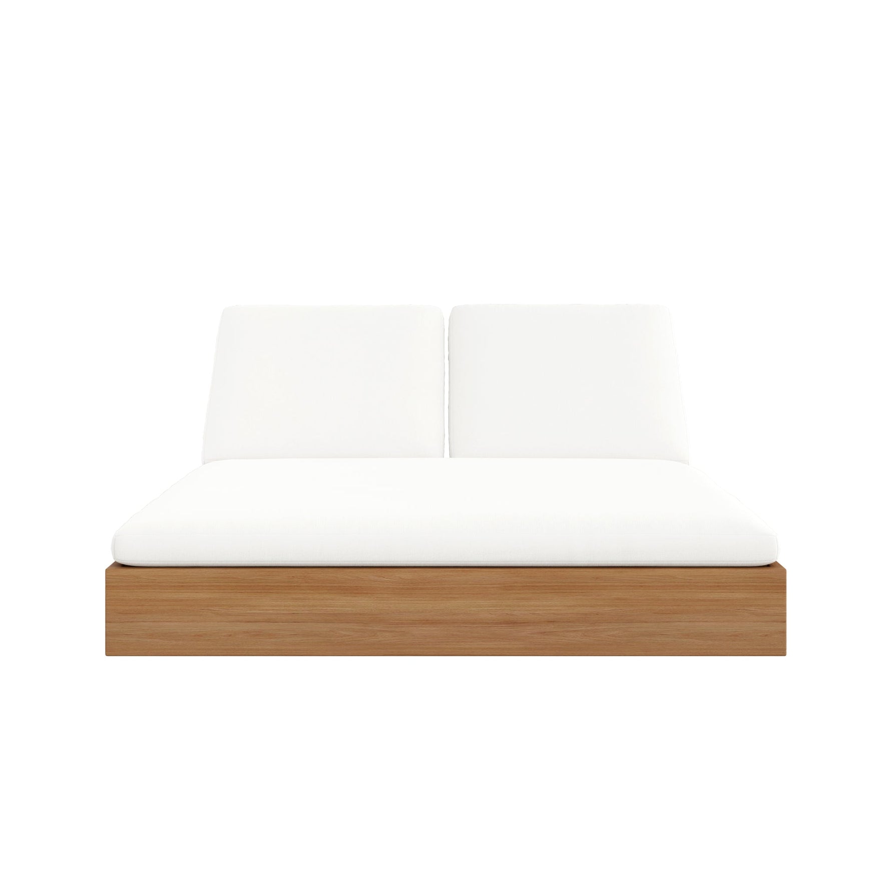 Beja Teak Double Chaise Lounge