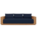 Beja Luxe Teak Sofa in Spectrum Indigo
