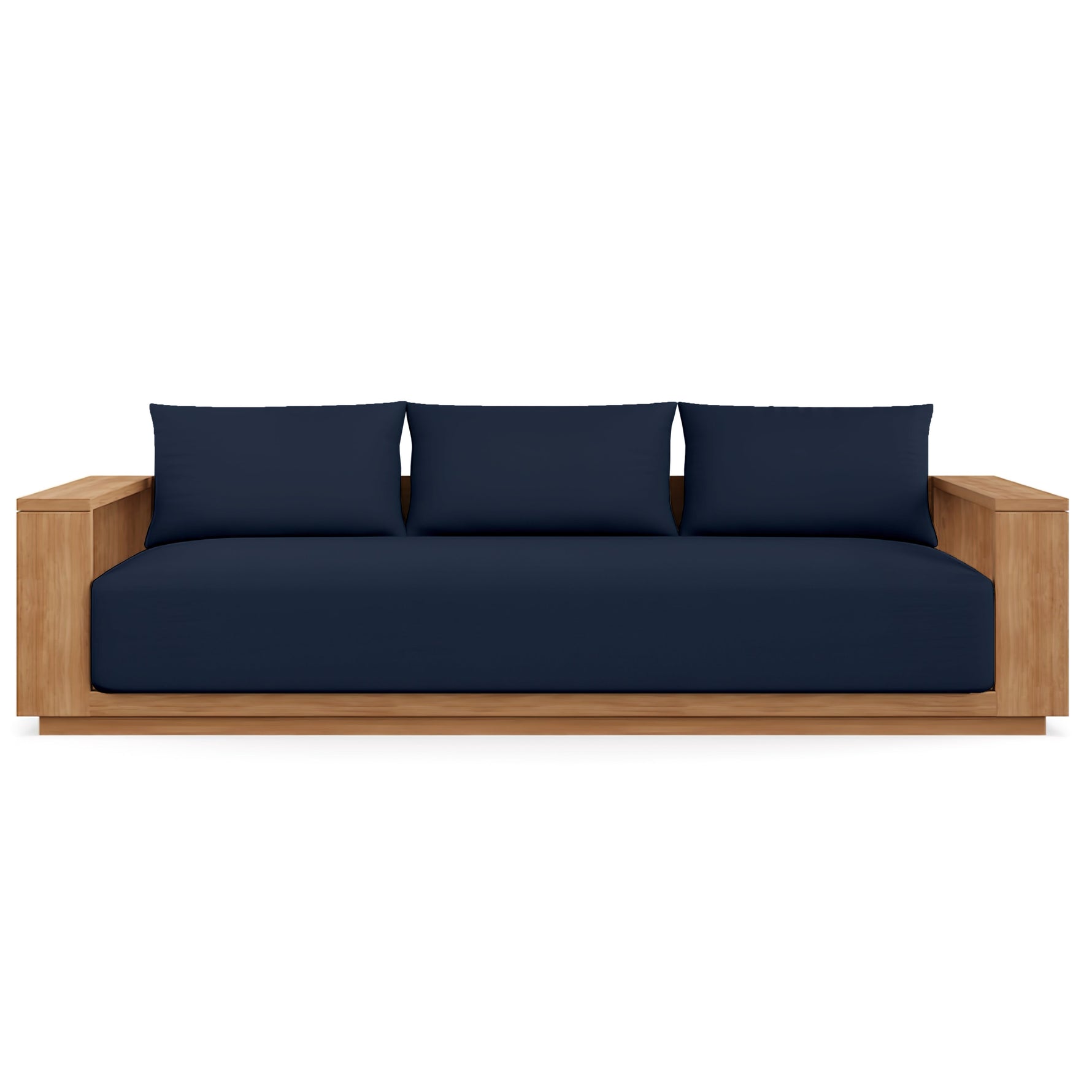 Beja Luxe Teak Sofa in Spectrum Indigo