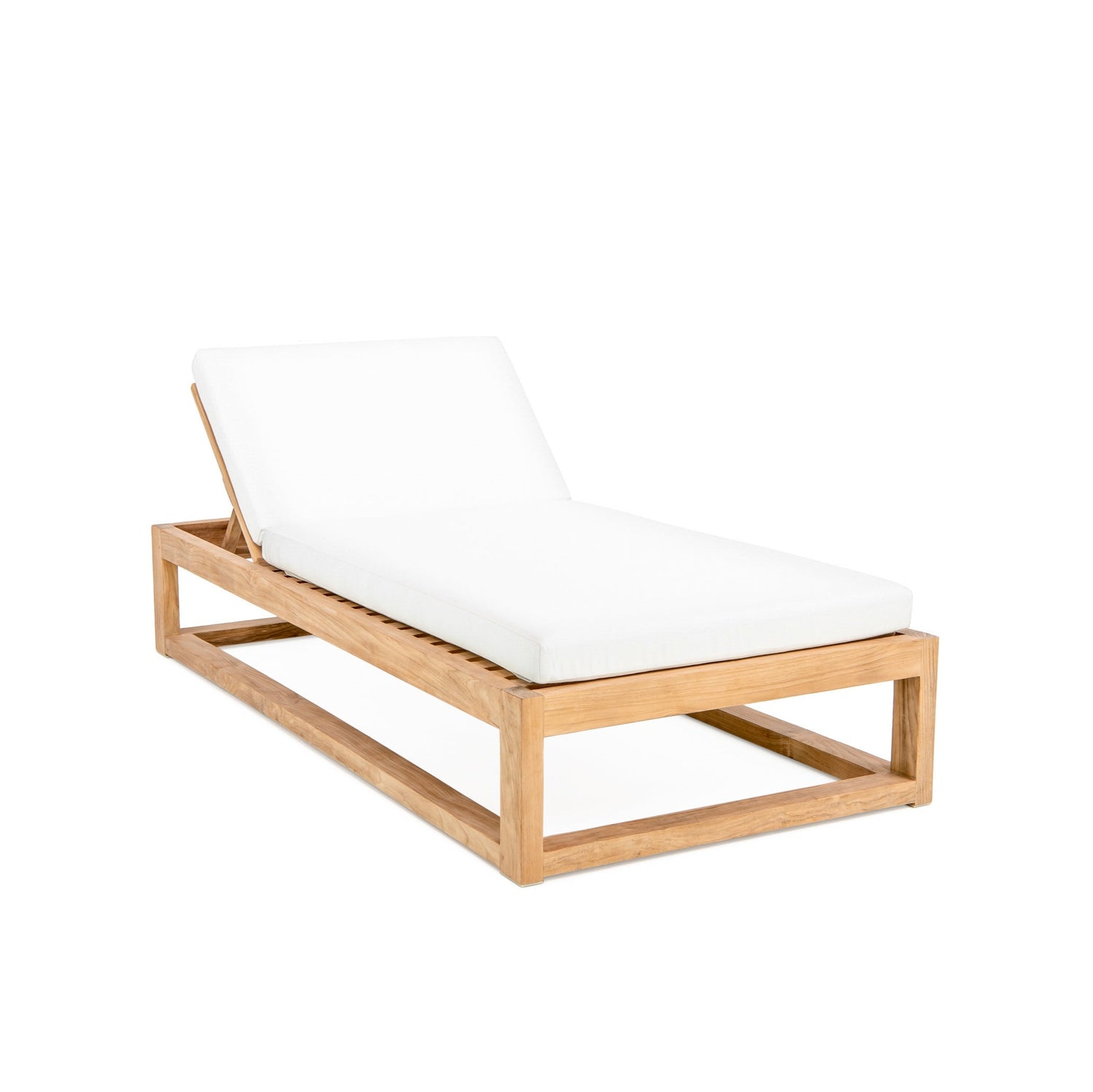 Caldas Oversized Chaise Lounge Canvas Natural