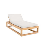 Caldas Oversized Chaise Lounge Cast Silver
