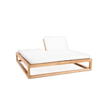 Caldas Double Chaise Lounge Canvas Natural detail