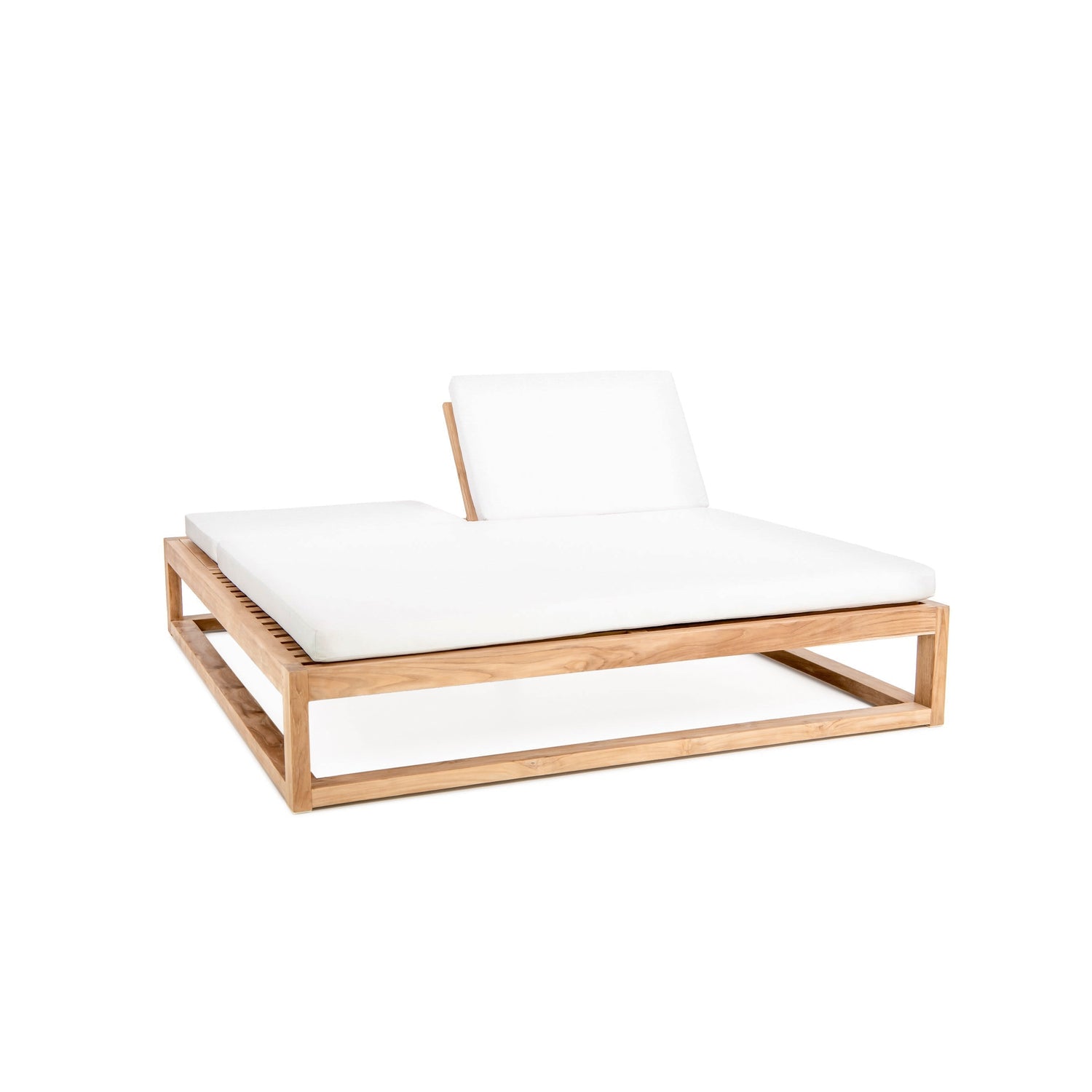 Caldas Double Chaise Lounge Canvas Natural detail