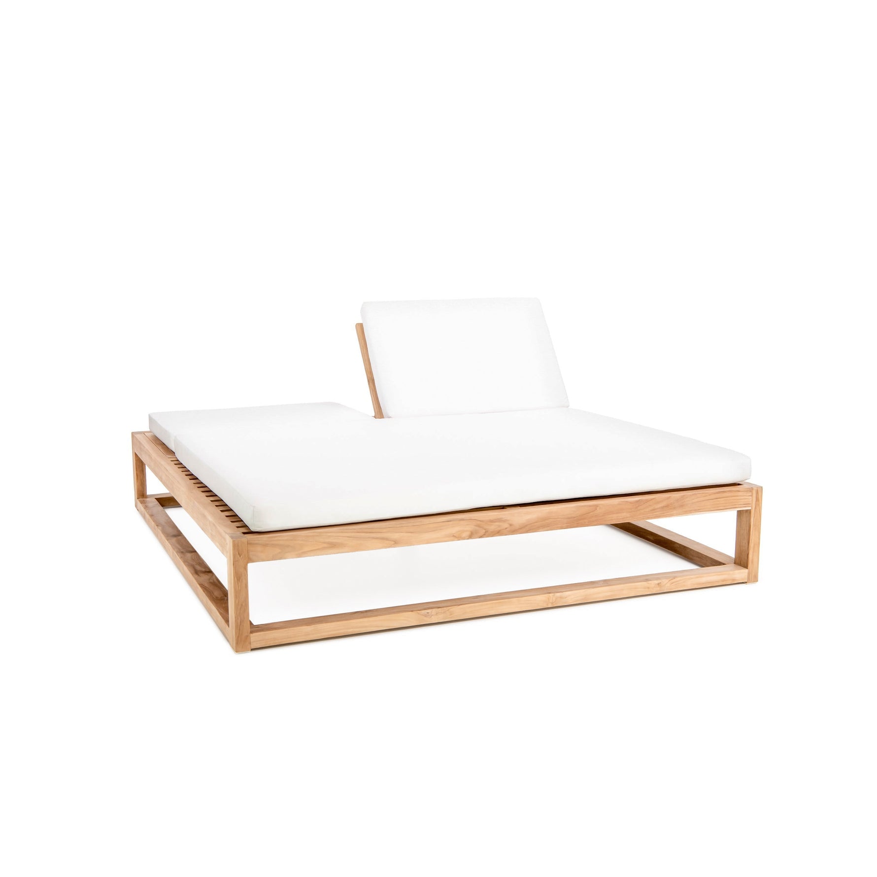 Caldas Double Chaise Lounge Canvas Natural detail