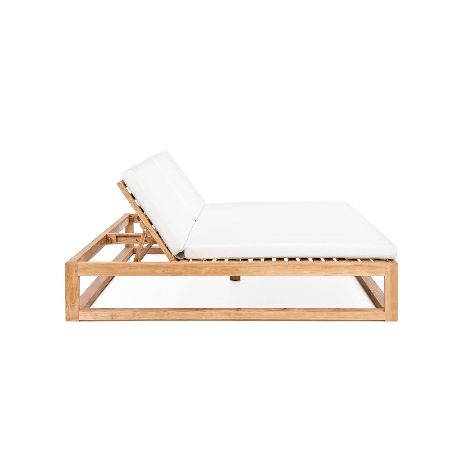 Caldas Double Chaise Lounge Canvas Natural