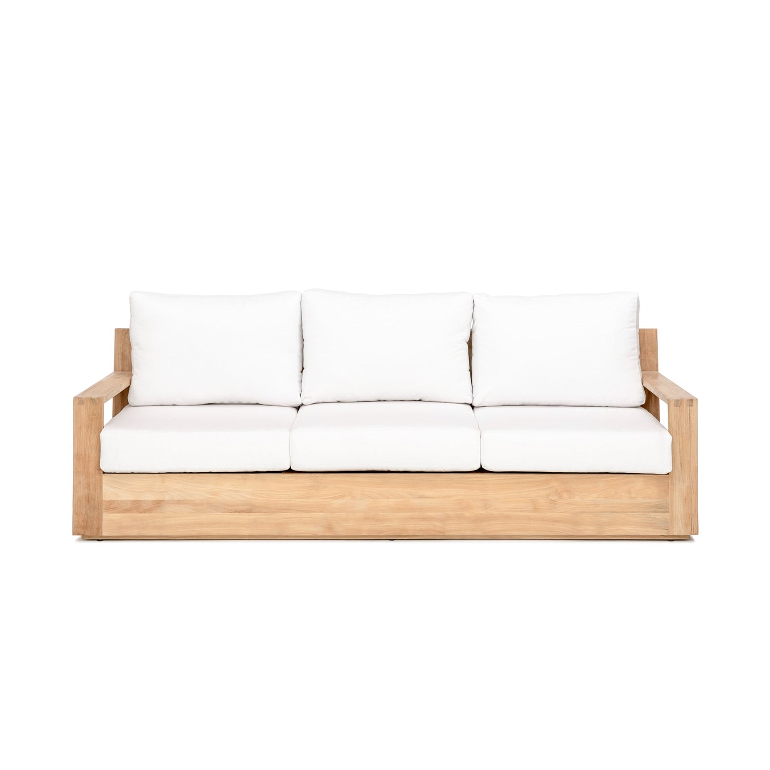 Caldas Teak Sofa in Canvas Natural