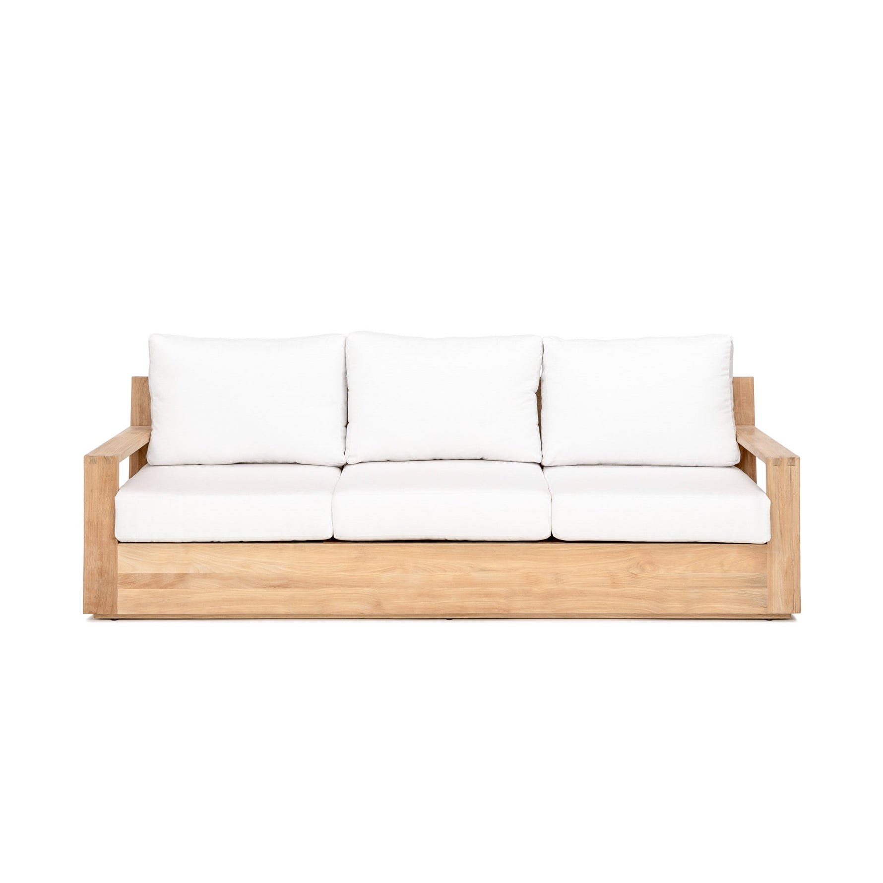Caldas Teak Sofa in Canvas Natural