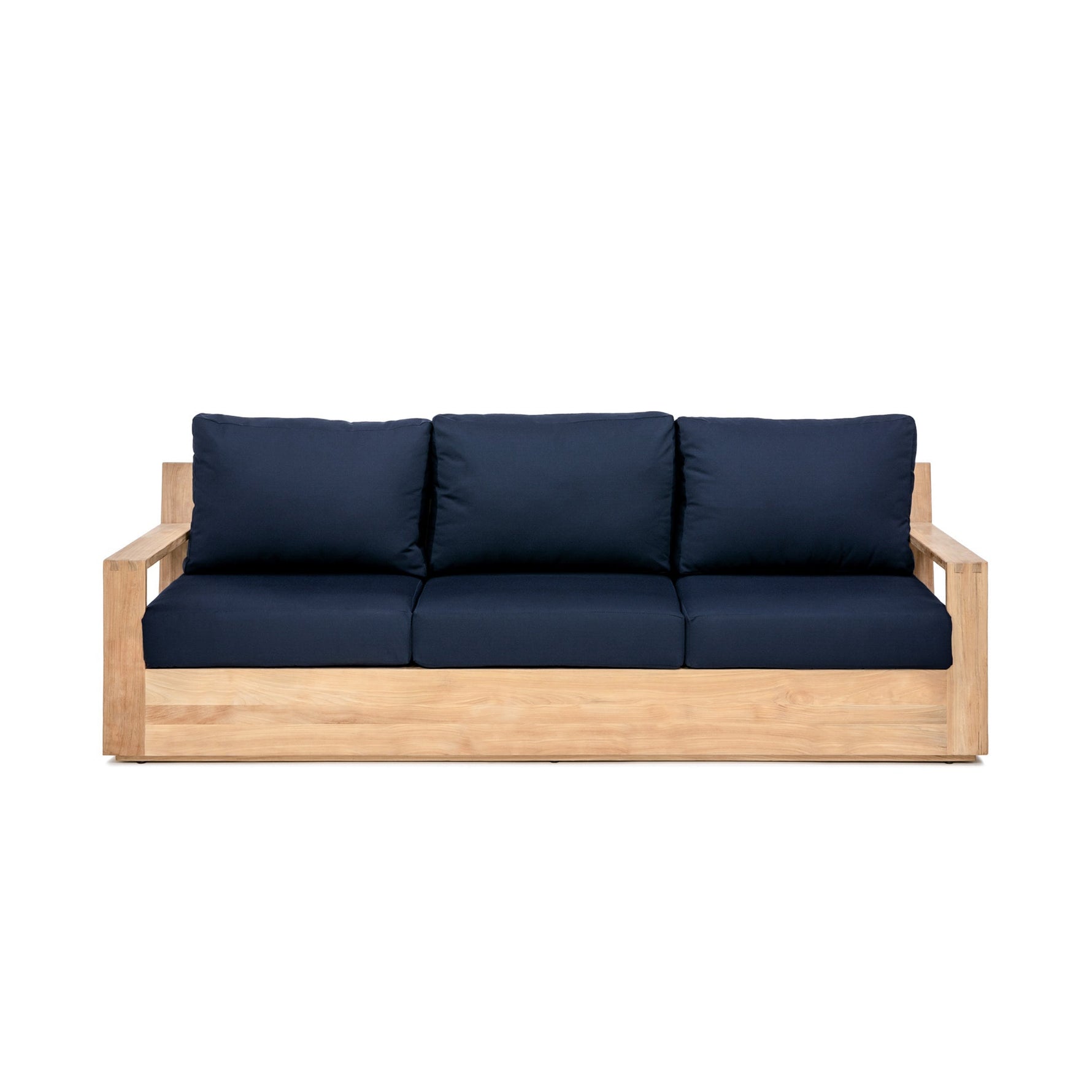 Caldas Teak Sofa in Spectrum Indigo