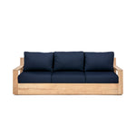 Caldas Teak Sofa in Spectrum Indigo