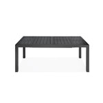 Classic Aluminum Extendable Dining Table in Black