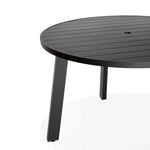 Classic Aluminum 48in Round Dining Table styled