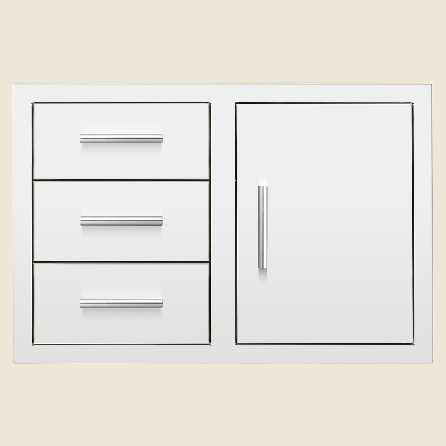 Summerset 33-inch 3-drawer access door combo
