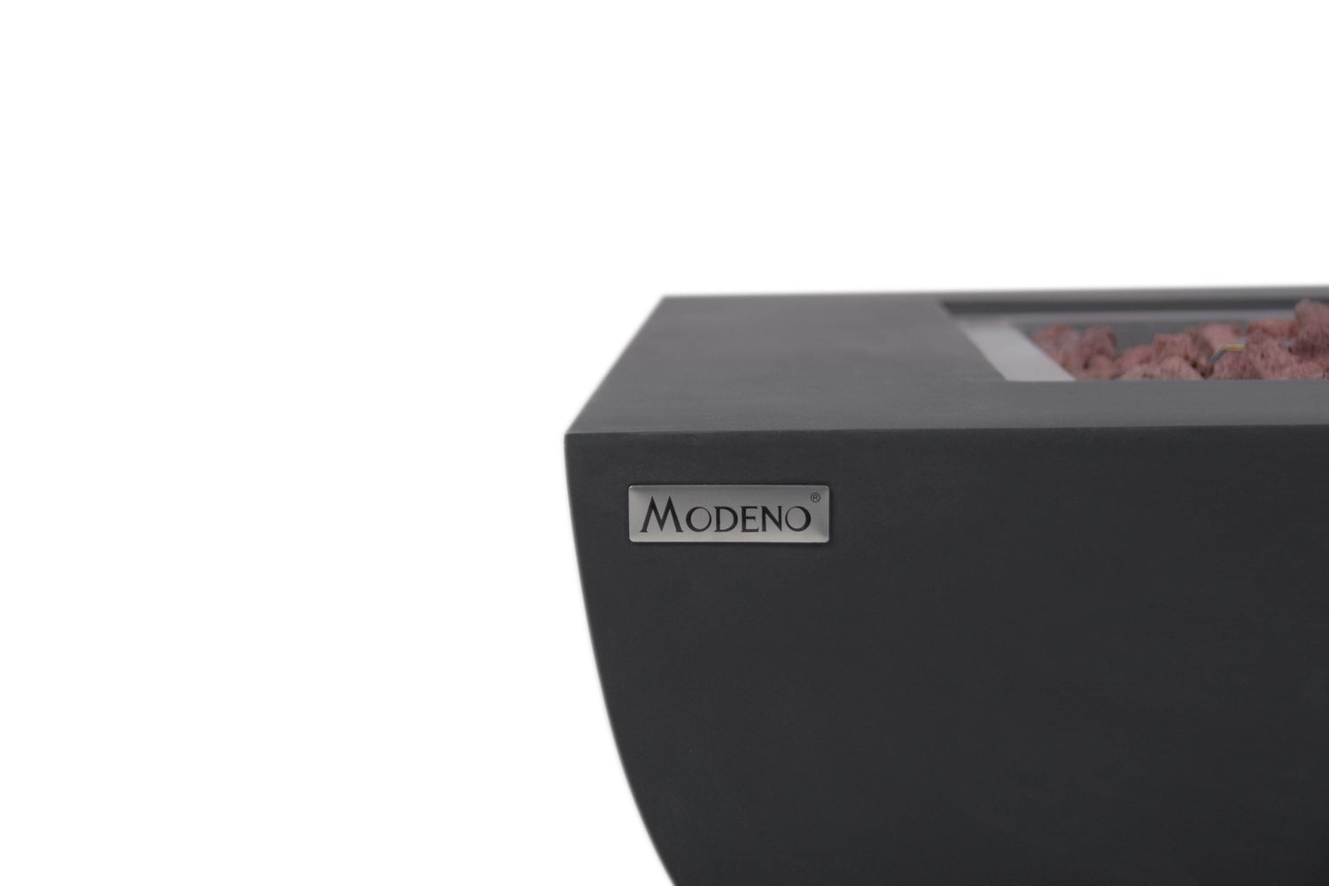 Modeno Aurora fire table lifestyle scene