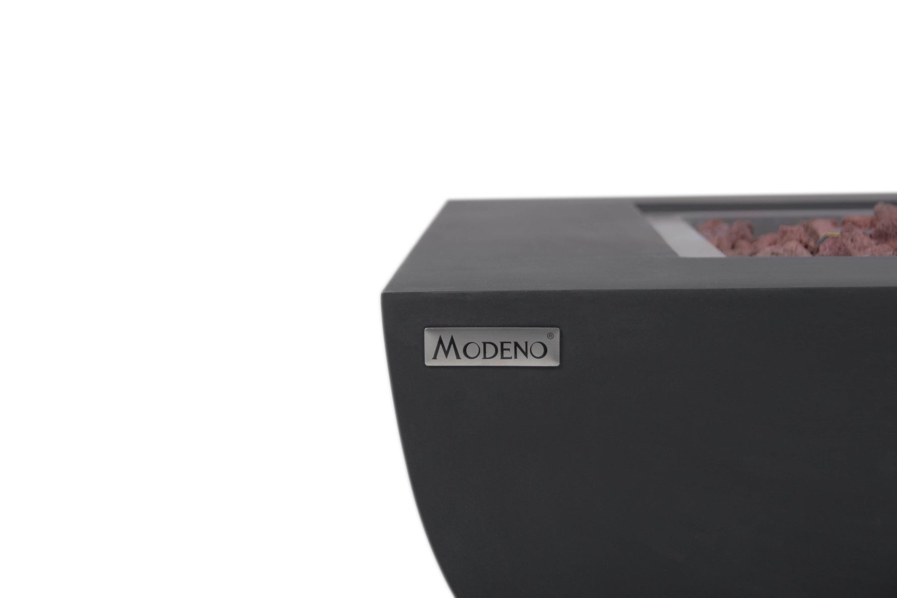 Modeno Aurora fire table lifestyle scene