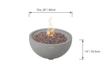 Modeno Nantucket fire bowl detail