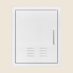 Summerset 18x22 vented vertical access door — right opening