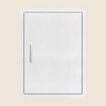 Summerset 20x27 vertical access door — stainless BBQ island storage