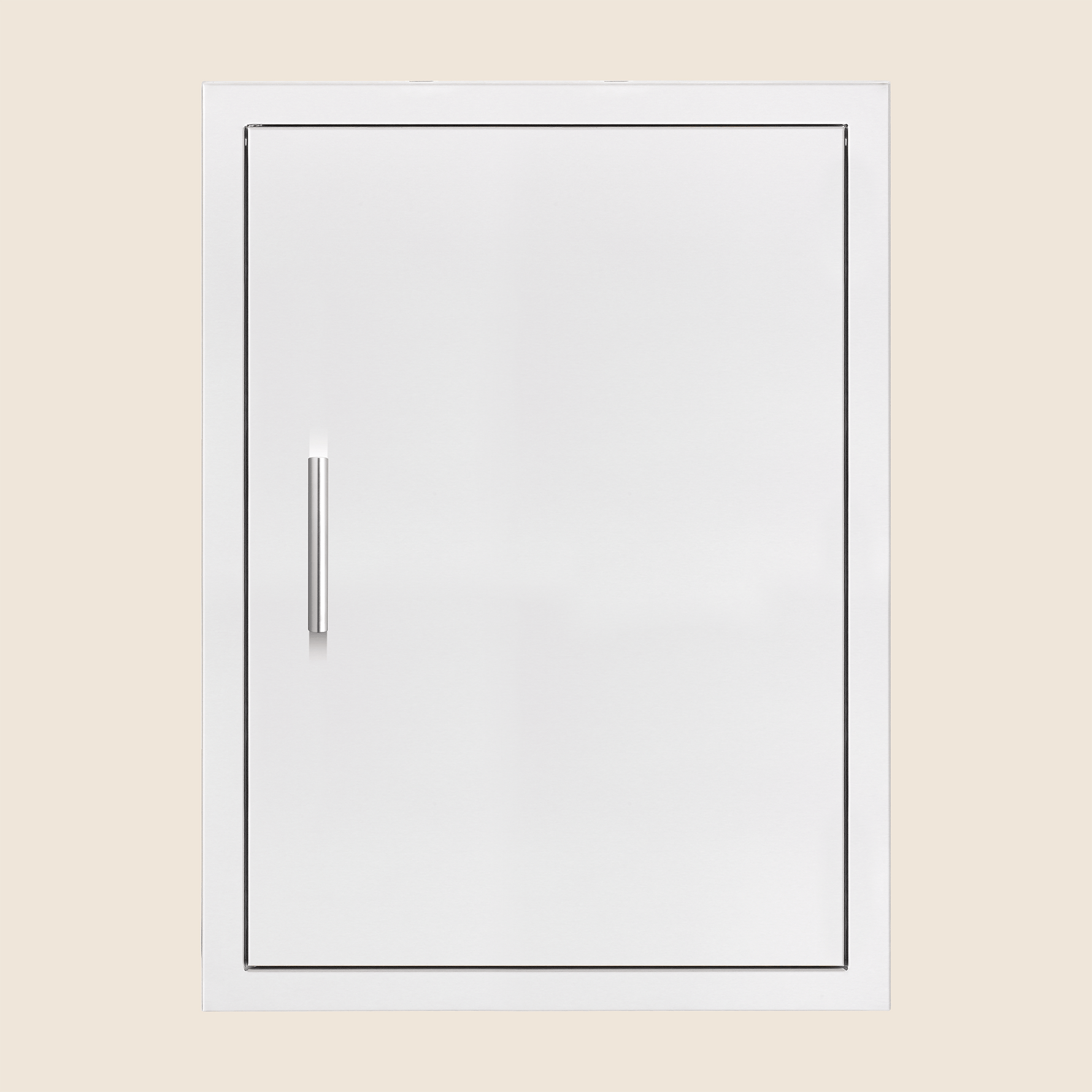 Summerset 20x27 vertical access door — stainless BBQ island storage