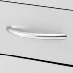Cal Flame 2-Drawer Deep Storage handle detail