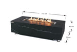 Varna fire table dimensions diagram