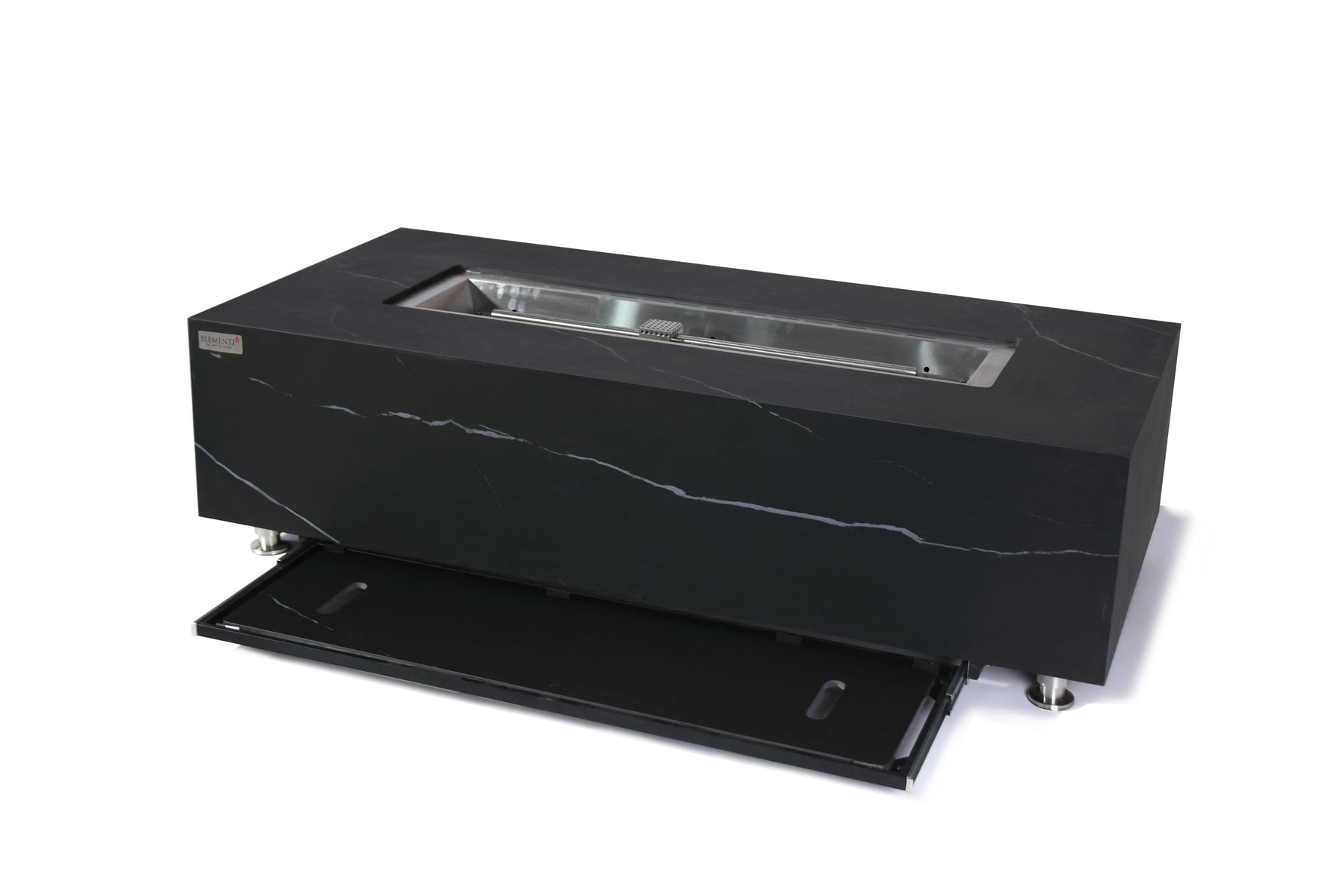 Varna fire table burner detail