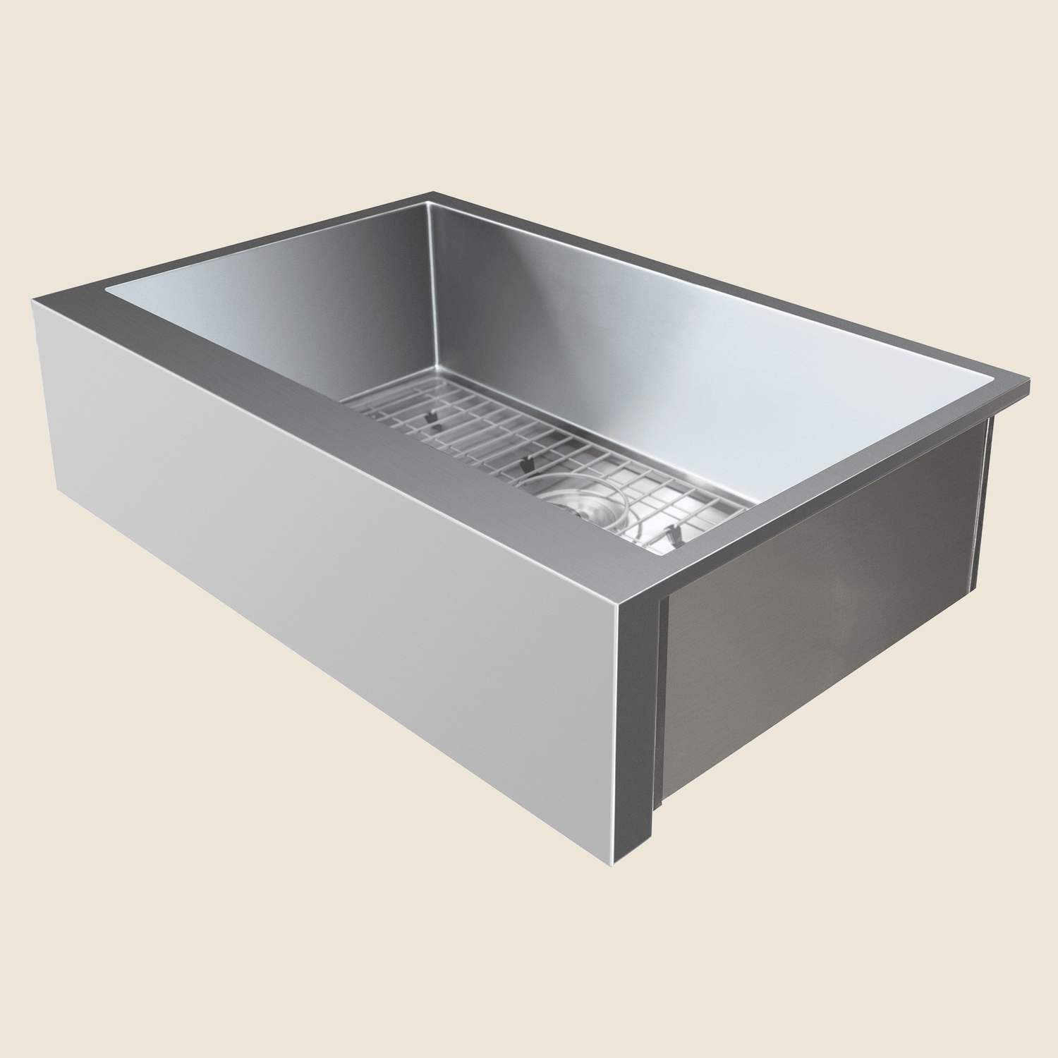 Summerset 32-inch farmhouse stainless steel outdoor sink