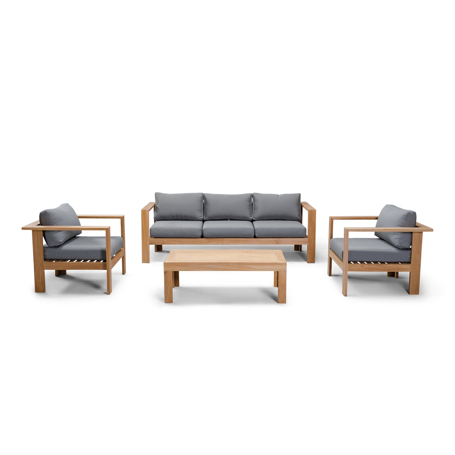 Harmonia Living Ando 4-Piece Club Chair Set outdoor furniture