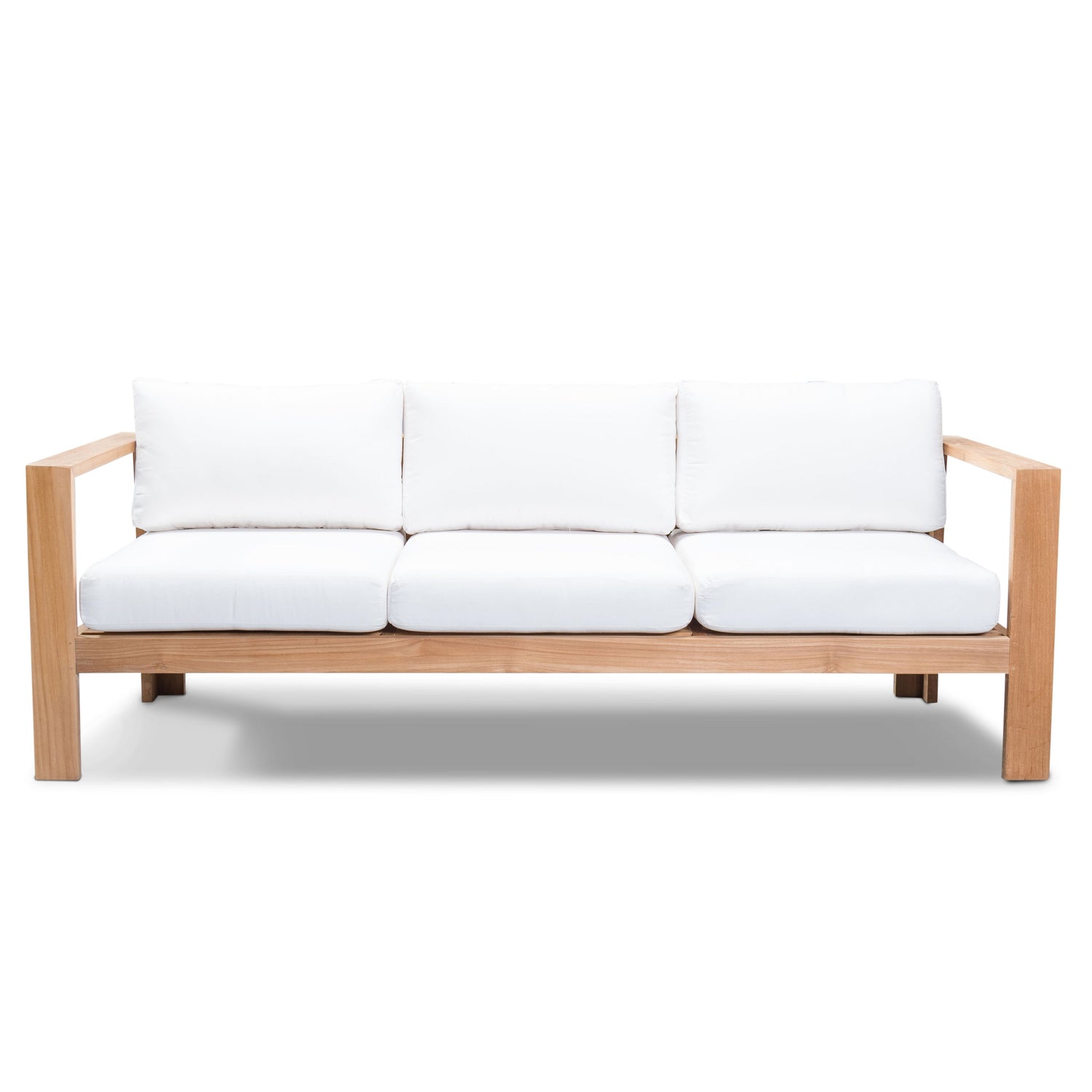 Ando Teak Sofa in Canvas Natural