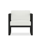 Avion Club Chair in Black / Canvas Natural