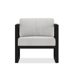 Avion Club Chair in Black / Cast Silver