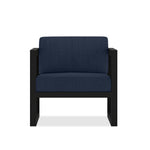 Avion Club Chair in Black / Spectrum Indigo