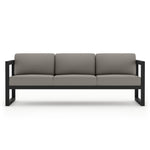 Avion Aluminum Sofa in Black / Canvas Charcoal