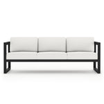 Avion Aluminum Sofa in Black / Canvas Natural