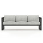 Avion Aluminum Sofa in Black / Cast Silver