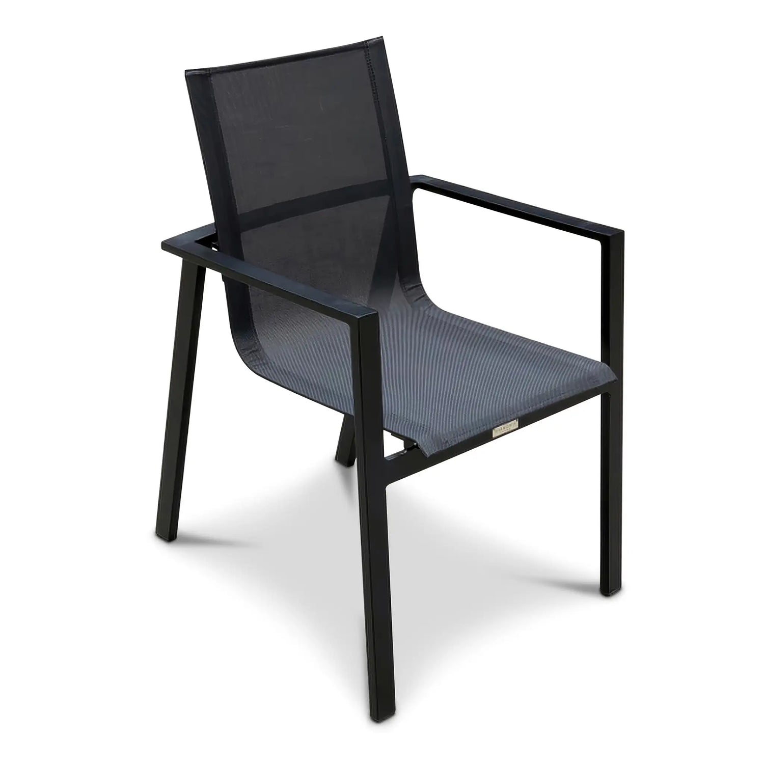 Lift Dining Arm Chair Black side