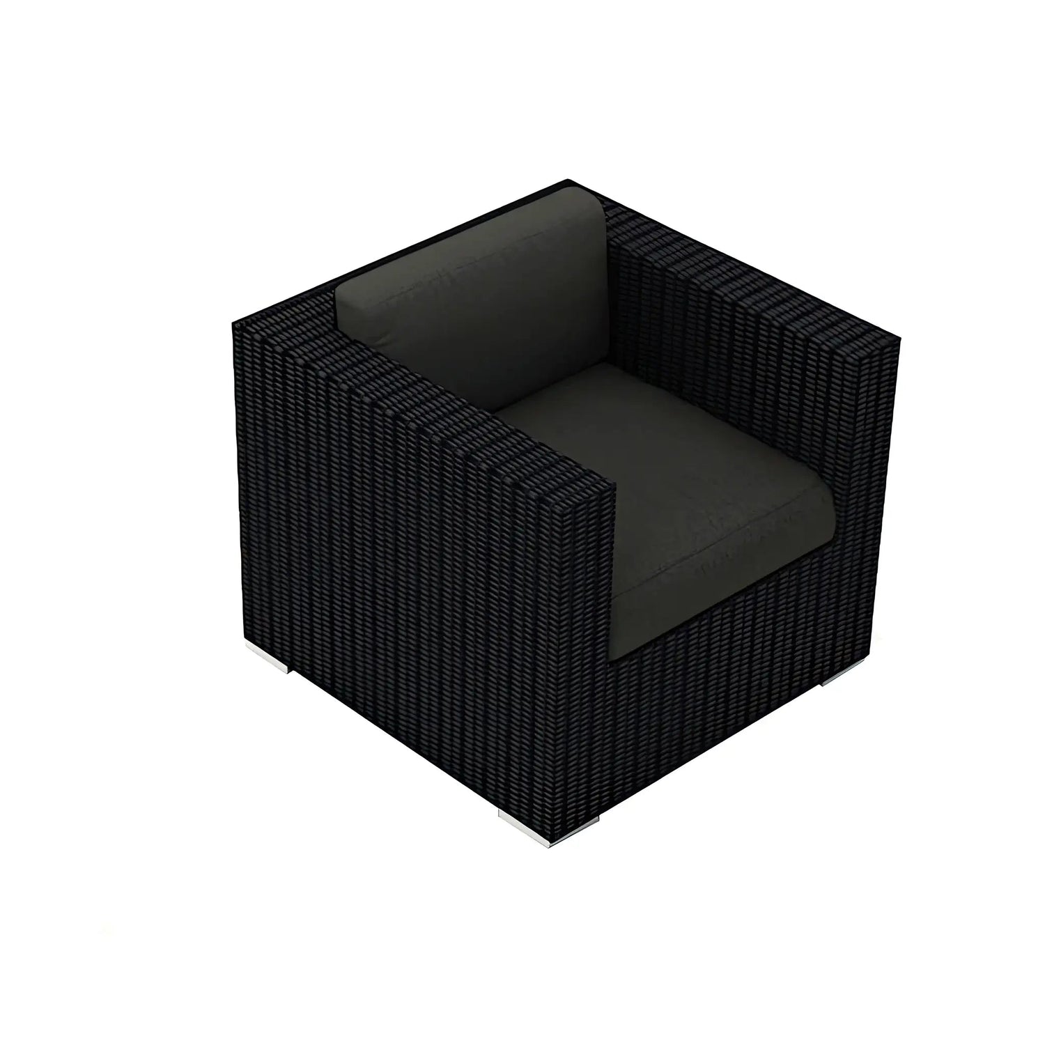 Harmonia Living Urbana Club Chair in Canvas Charcoal
