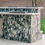 Summerset 17x24 ice chest — handle and drain detail