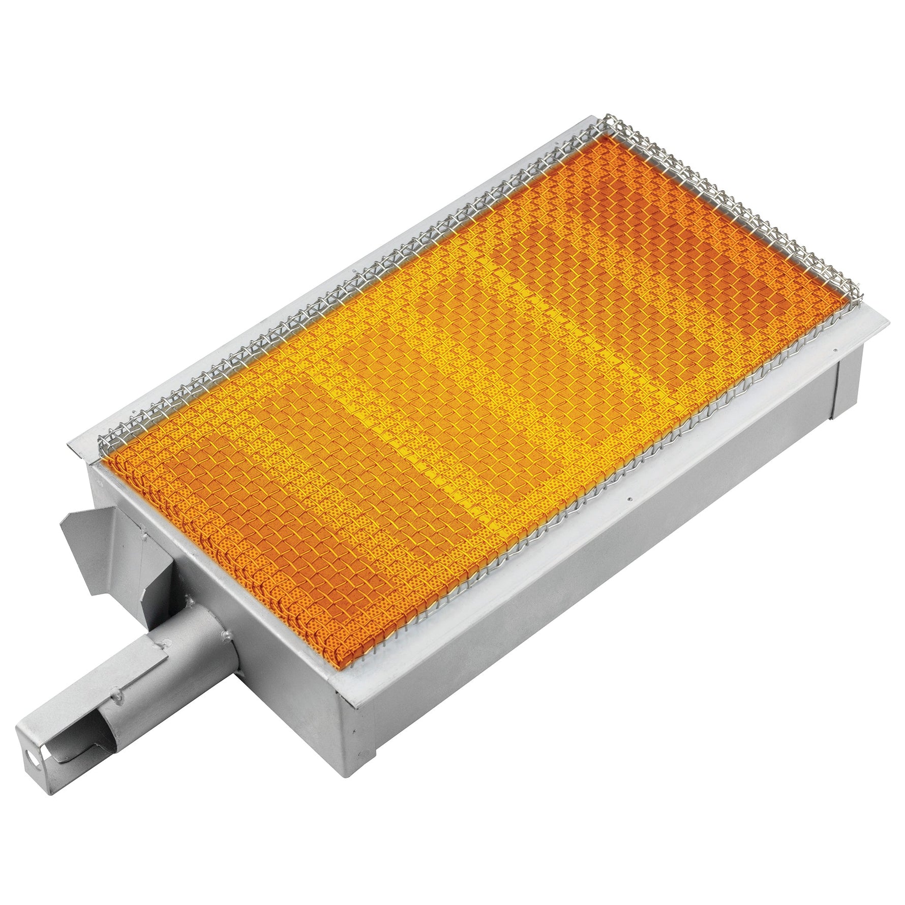 Summerset Quest IRB drop-in infrared sear burner heated to operating temperature