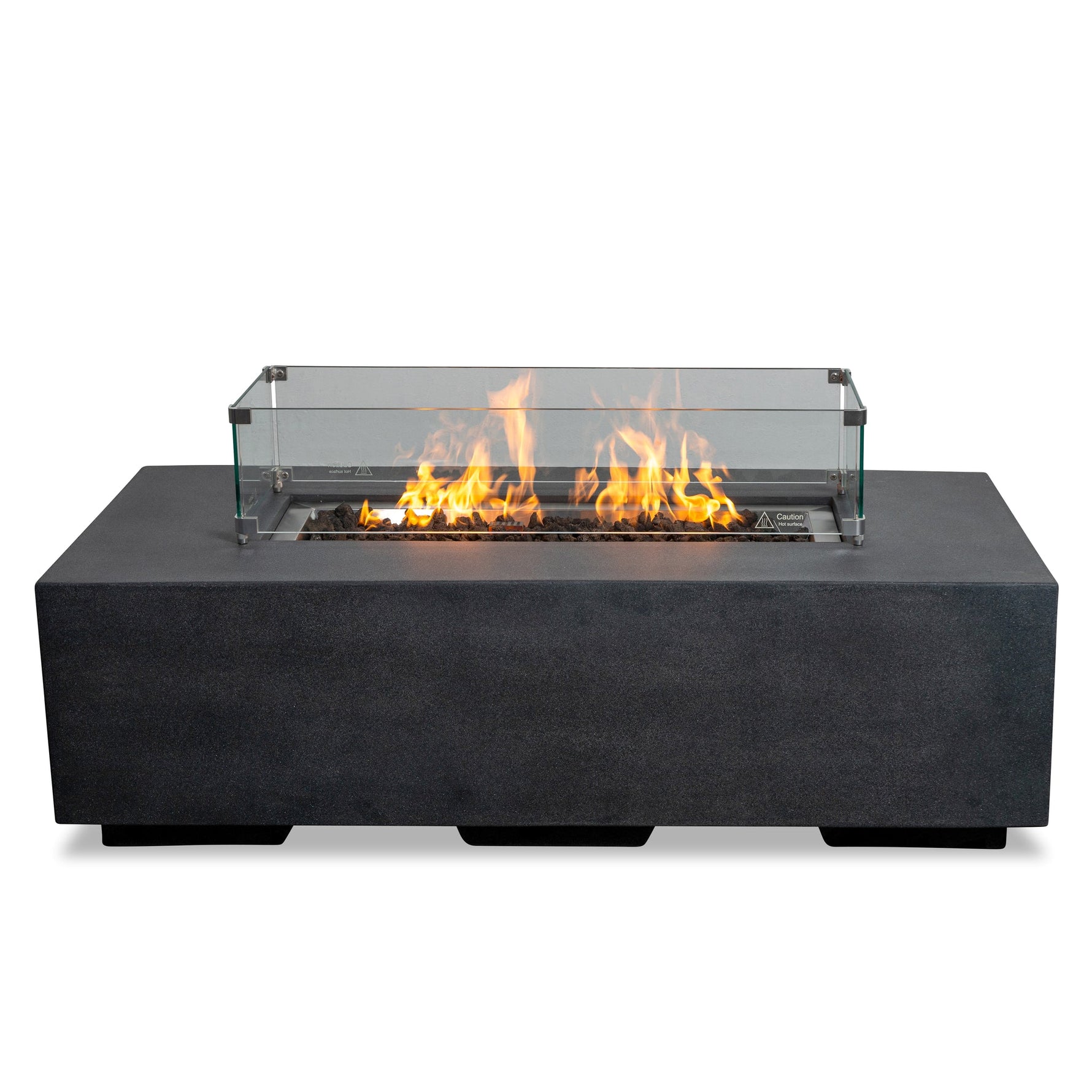 Beton 72 inch Rectangular Propane Fire Pit