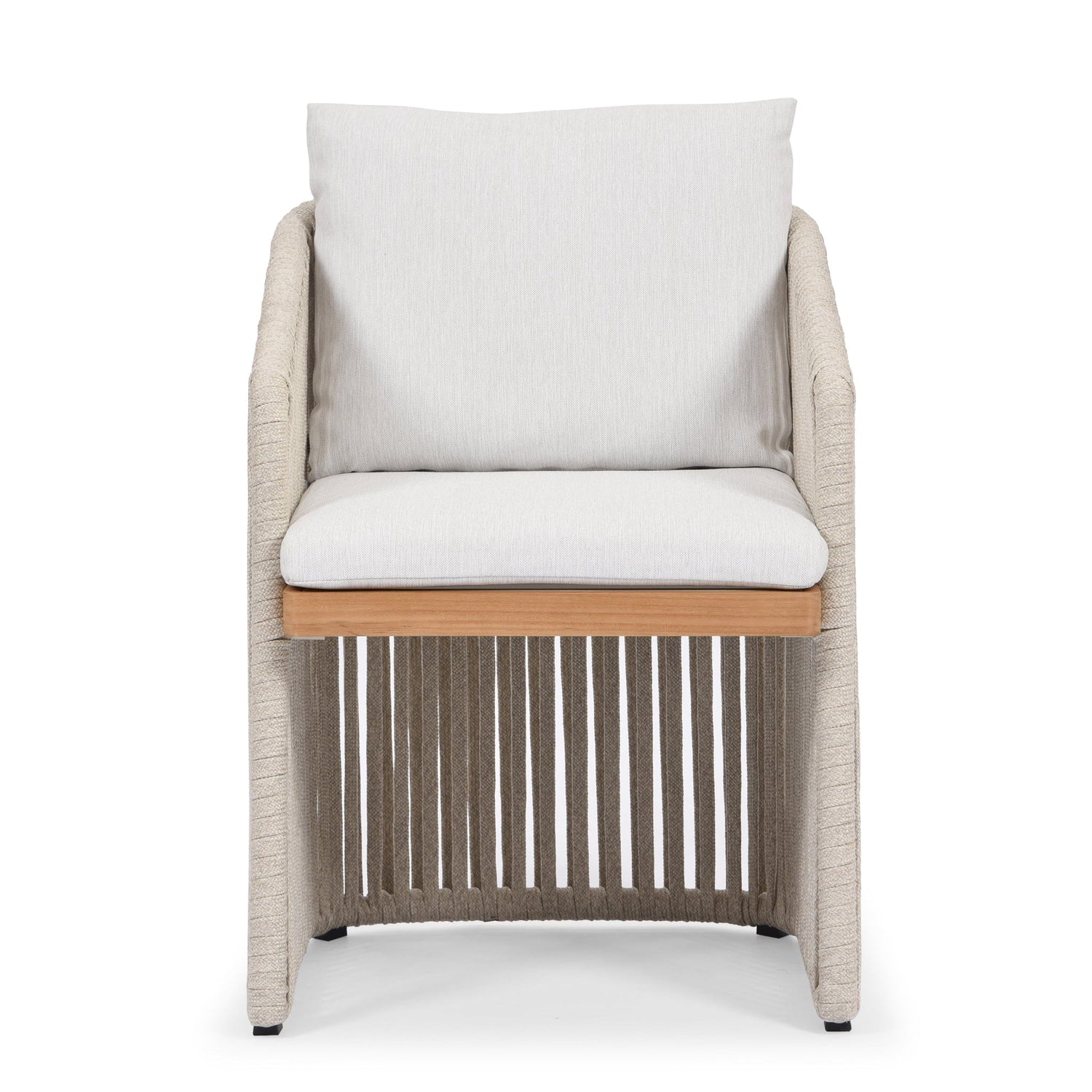 Harmonia Living Milos Teak Captain Dining Chair outdoor furniture