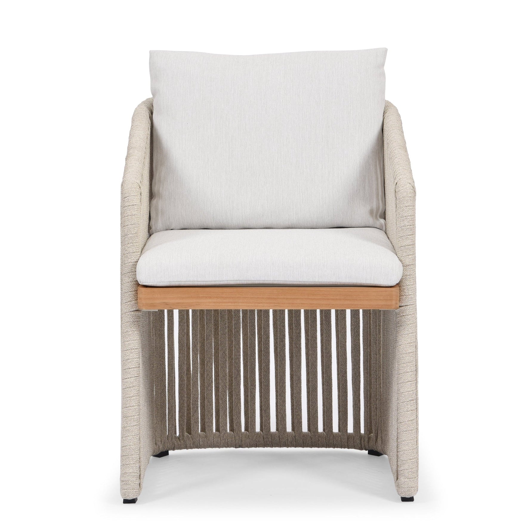 Harmonia Living Milos Teak Captain Dining Chair outdoor furniture