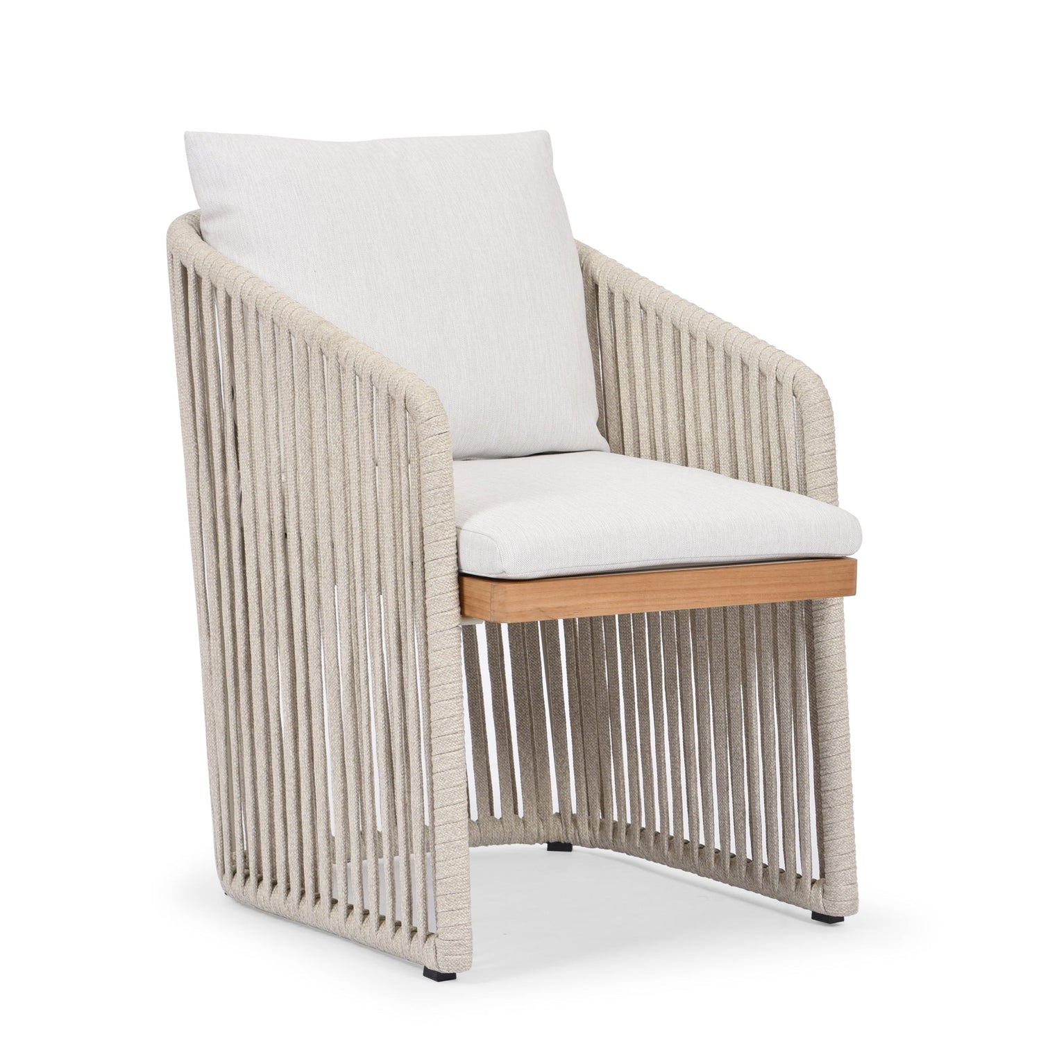 Harmonia Living Milos Teak Captain Dining Chair outdoor furniture