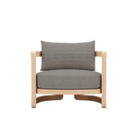 Muse Teak Club Chair in Canvas Charcoal
