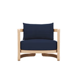 Muse Teak Club Chair in Spectrum Indigo