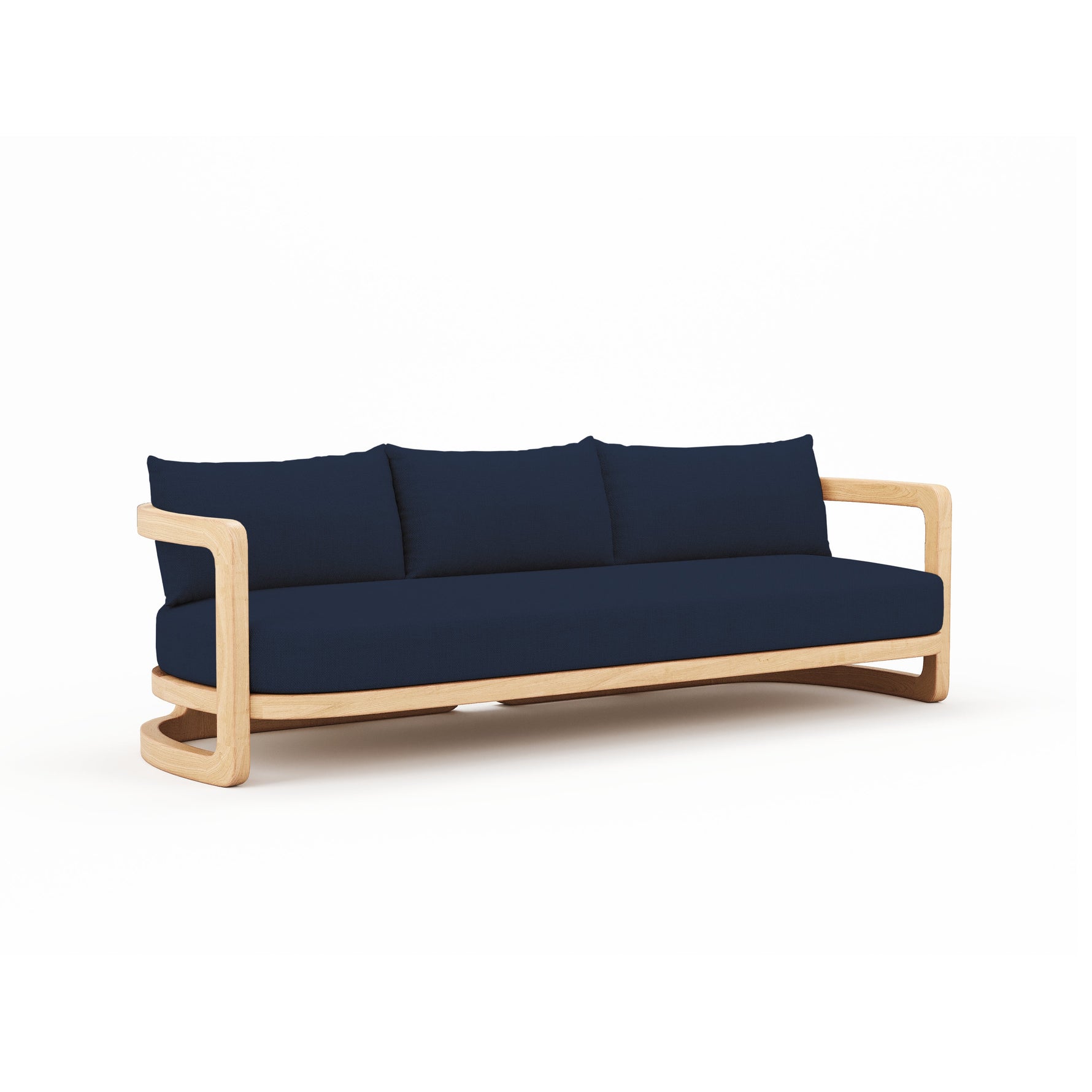 Muse Teak Sofa in Spectrum Indigo