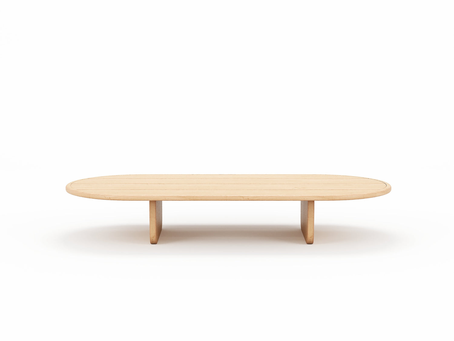 Muse Oval Coffee Table front