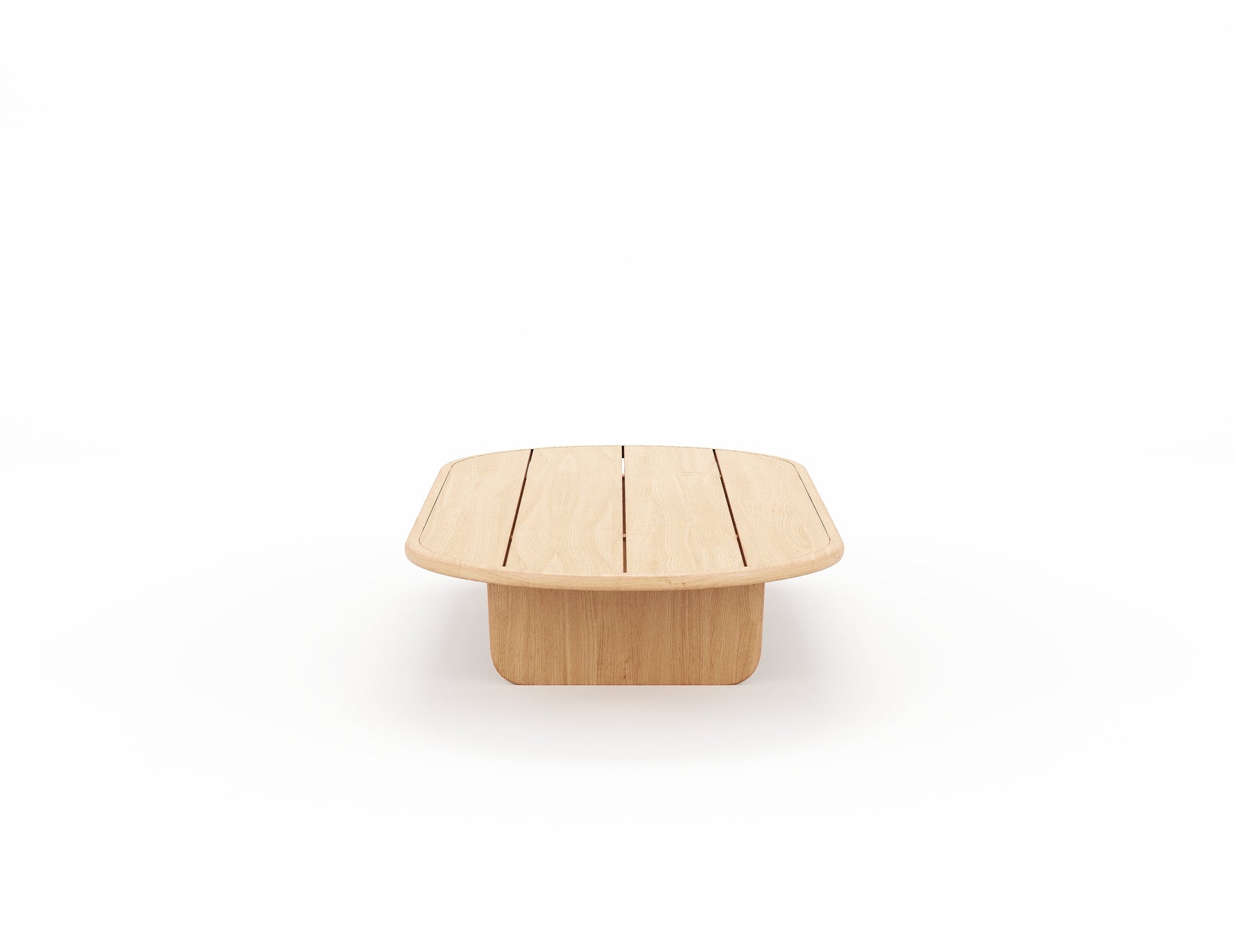 Muse Oval Coffee Table side