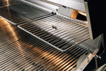 Summerset Quest grill warming rack in position 1 showing dual-position storage
